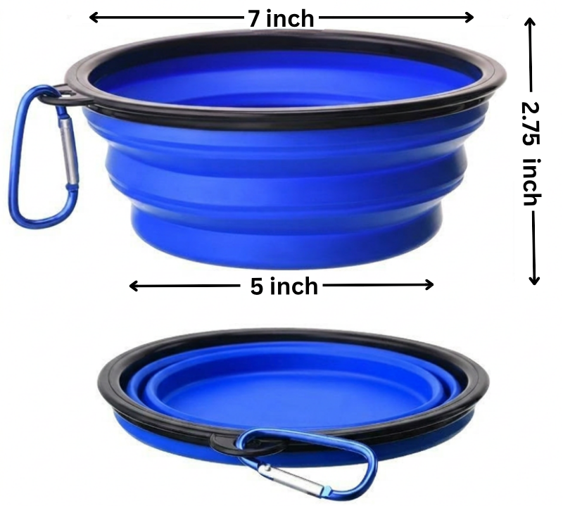 Portable Collapsible Pet Travel Bowl