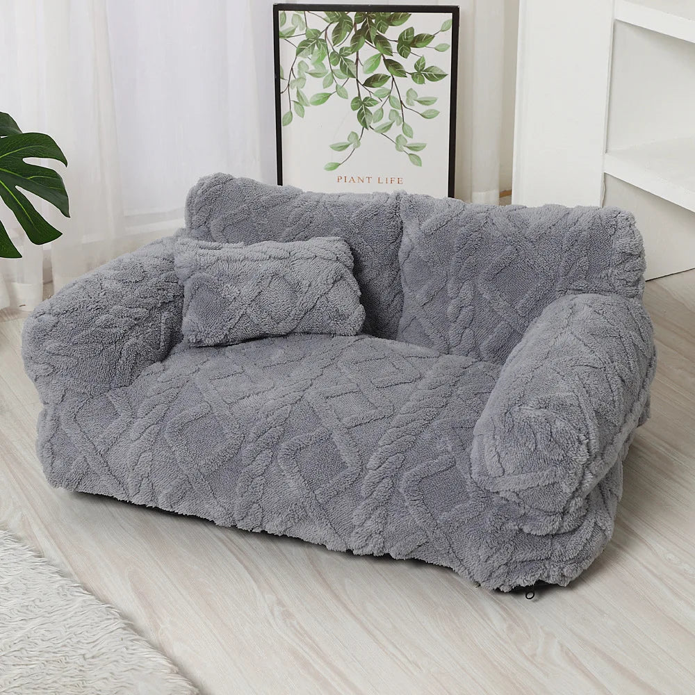 PawRelax™ Plush Bed 🐾  Soft, Secure & Anxiety-Reducing