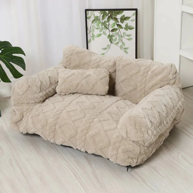 PawRelax™ Plush Bed 🐾  Soft, Secure & Anxiety-Reducing