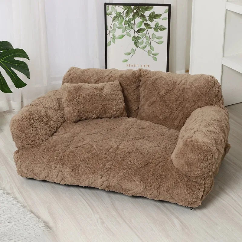 PawRelax™ Plush Bed 🐾  Soft, Secure & Anxiety-Reducing