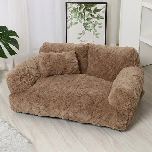 PawRelax™ Plush Bed 🐾  Soft, Secure & Anxiety-Reducing