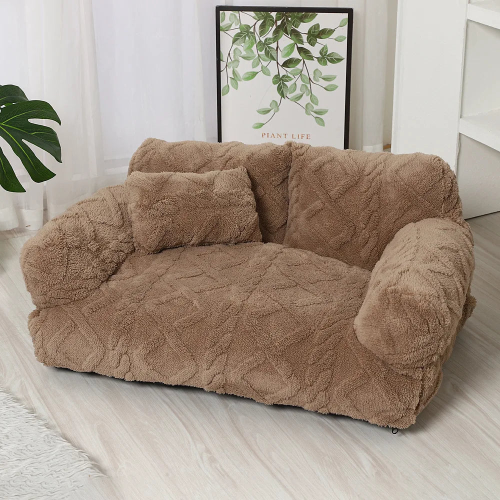 PawRelax™ Plush Bed 🐾  Soft, Secure & Anxiety-Reducing