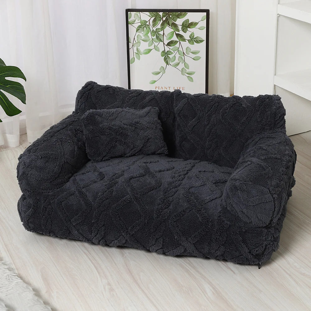 PawRelax™ Plush Bed 🐾  Soft, Secure & Anxiety-Reducing