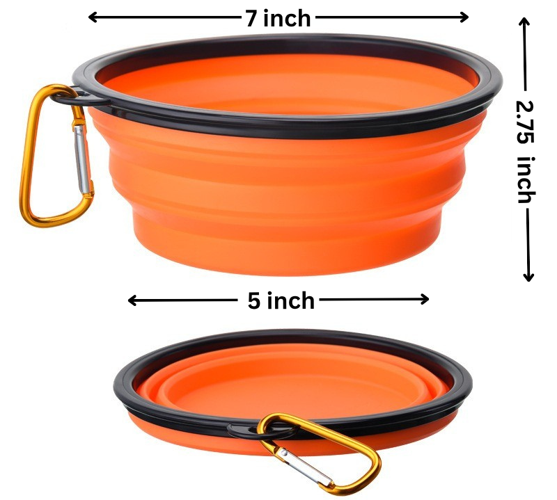 Portable Collapsible Pet Travel Bowl
