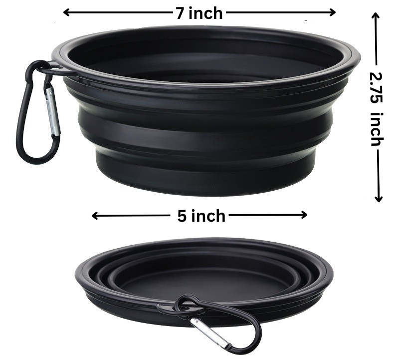 Portable Collapsible Pet Travel Bowl