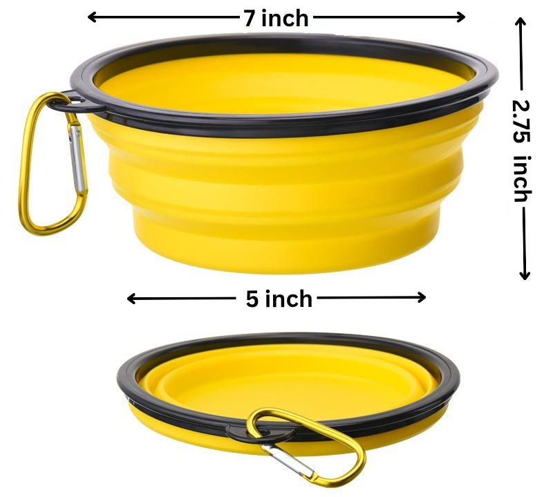 Portable Collapsible Pet Travel Bowl