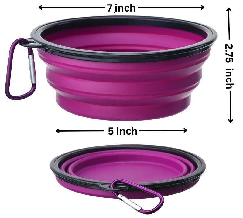 Portable Collapsible Pet Travel Bowl